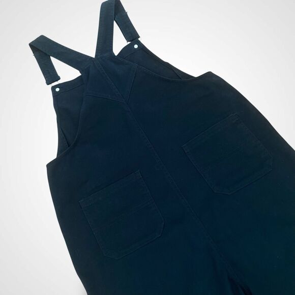 BP. Black Overall Shorts Bib Denim Girls Size 16 Romper Jumpsuit - Picture 5 of 11